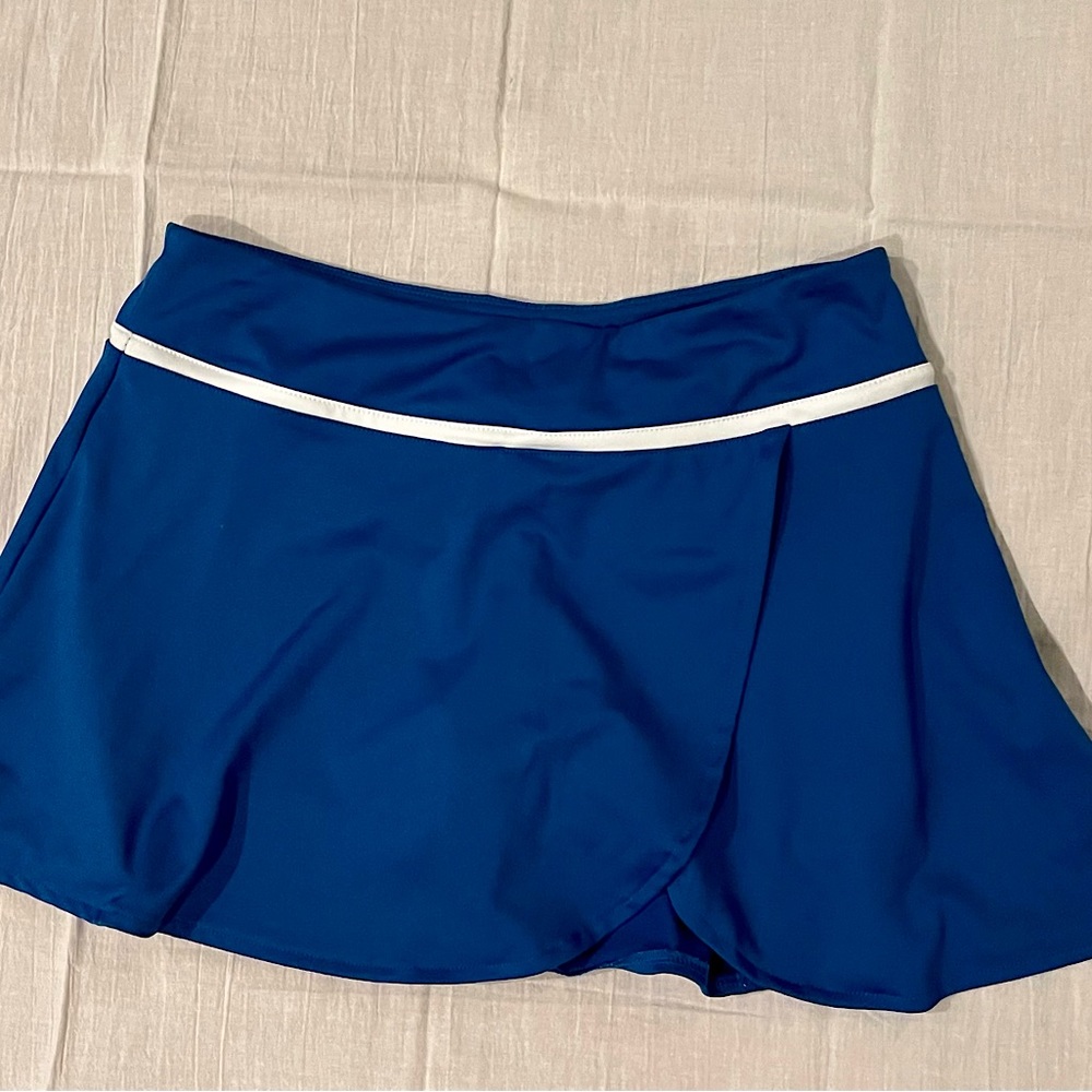 FILA tennis pickle ball skort skirt royal blue Medium